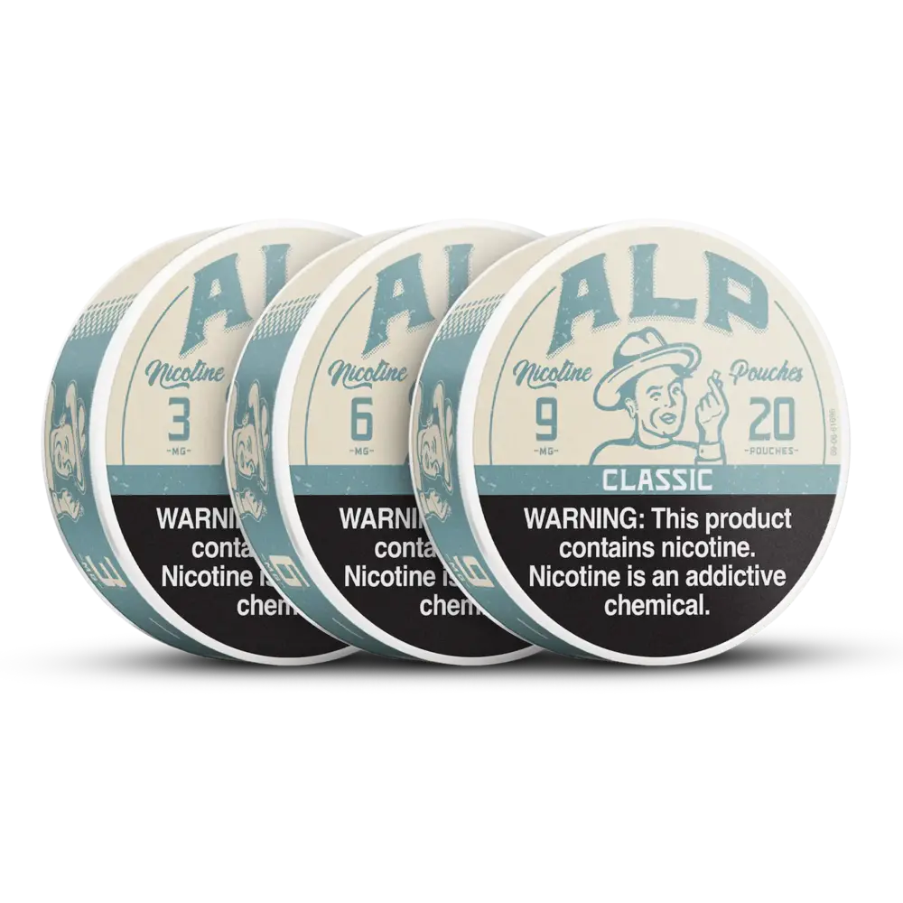 Classic Nicotine Pouches - 3, 6, & 9 MG | ALP Pouches