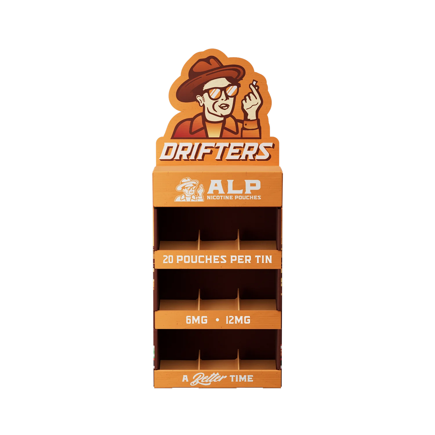 ALP Drifters - 3 Tier Corrugated Display