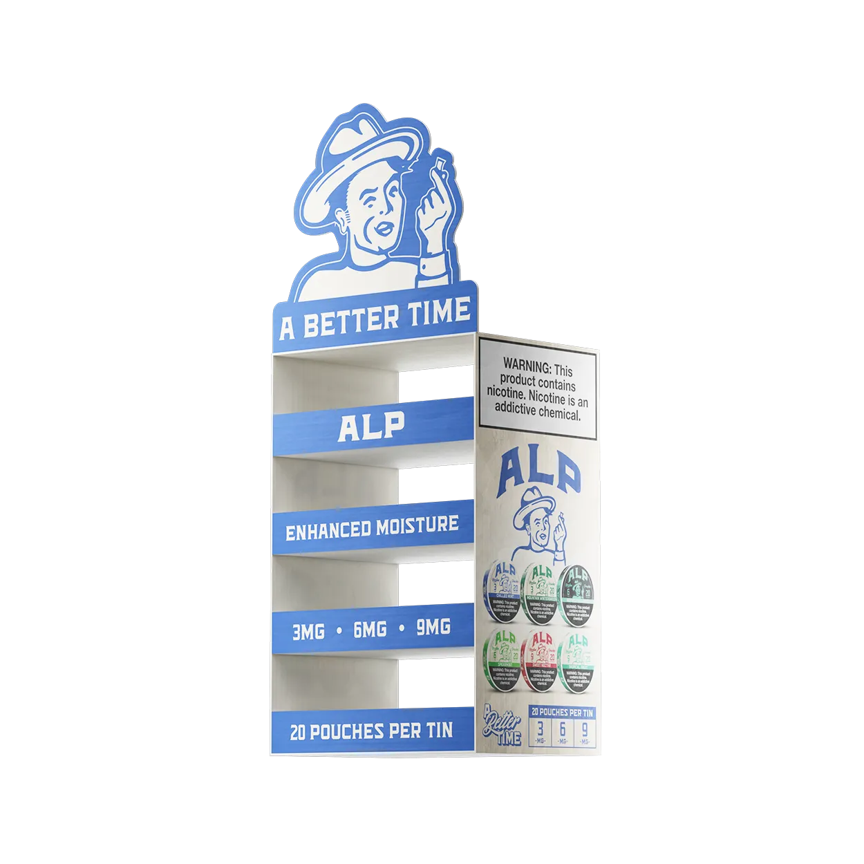4 Tier Acrylic Display