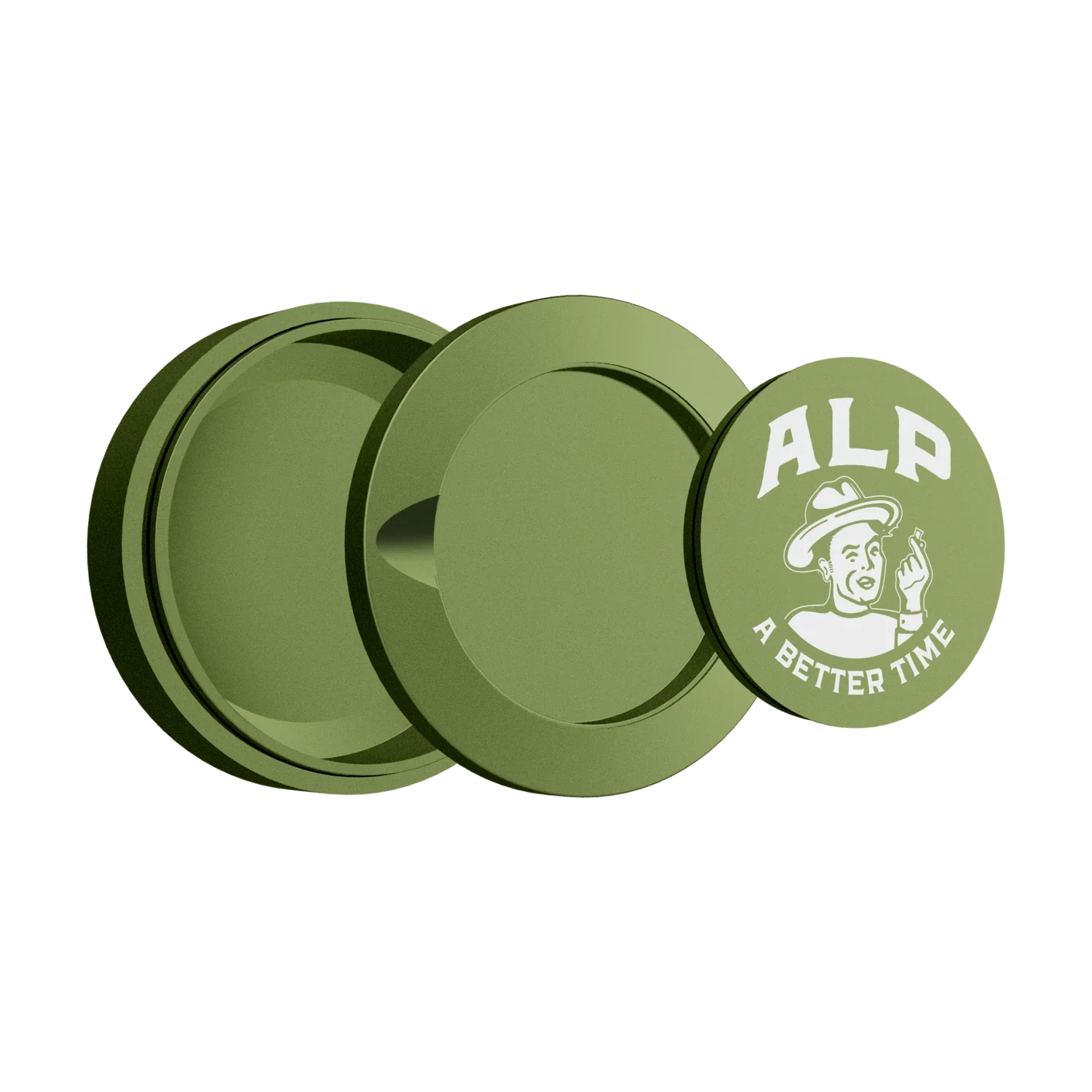 Metal Travel Tin Forest Green