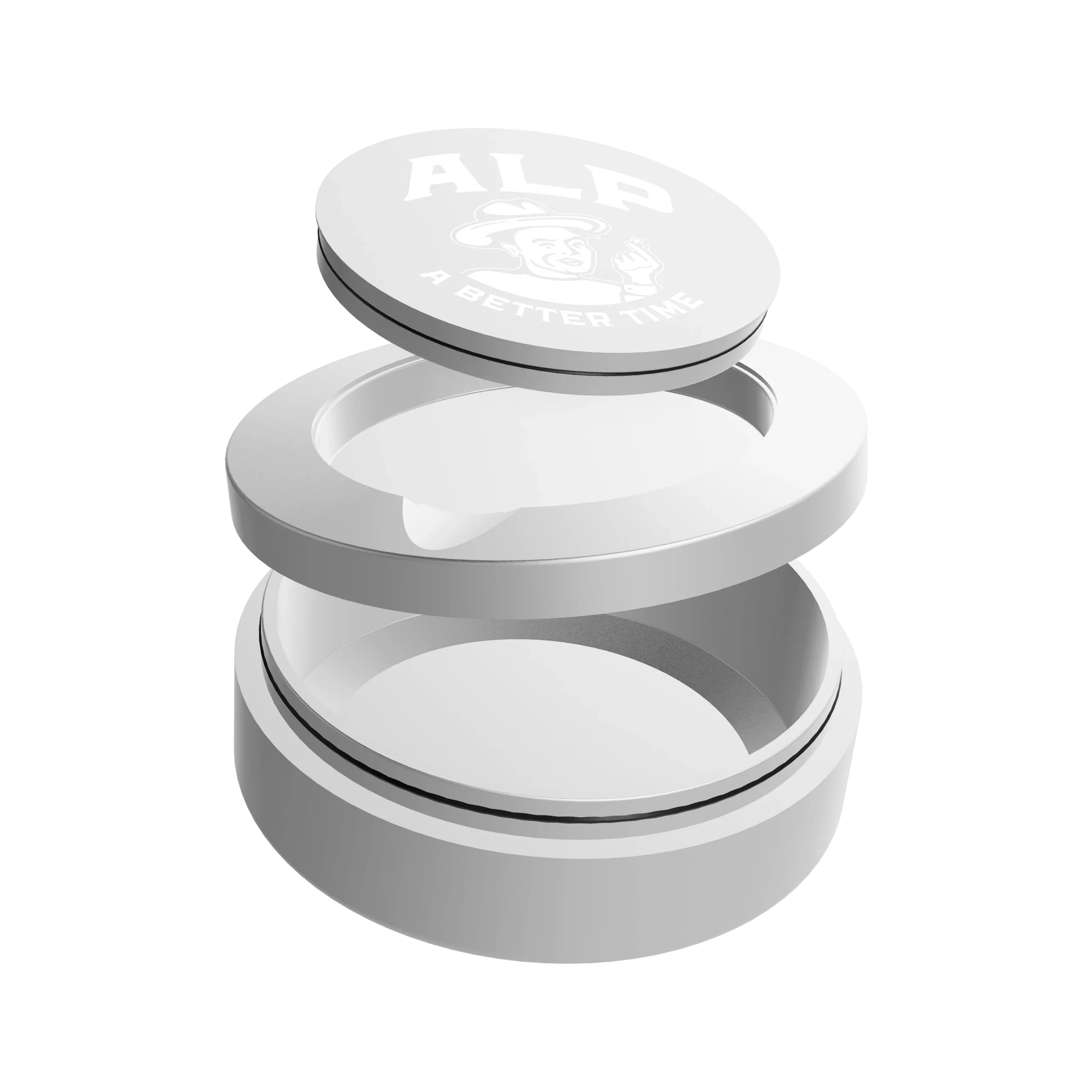 Metal Travel Tin Frost Gray