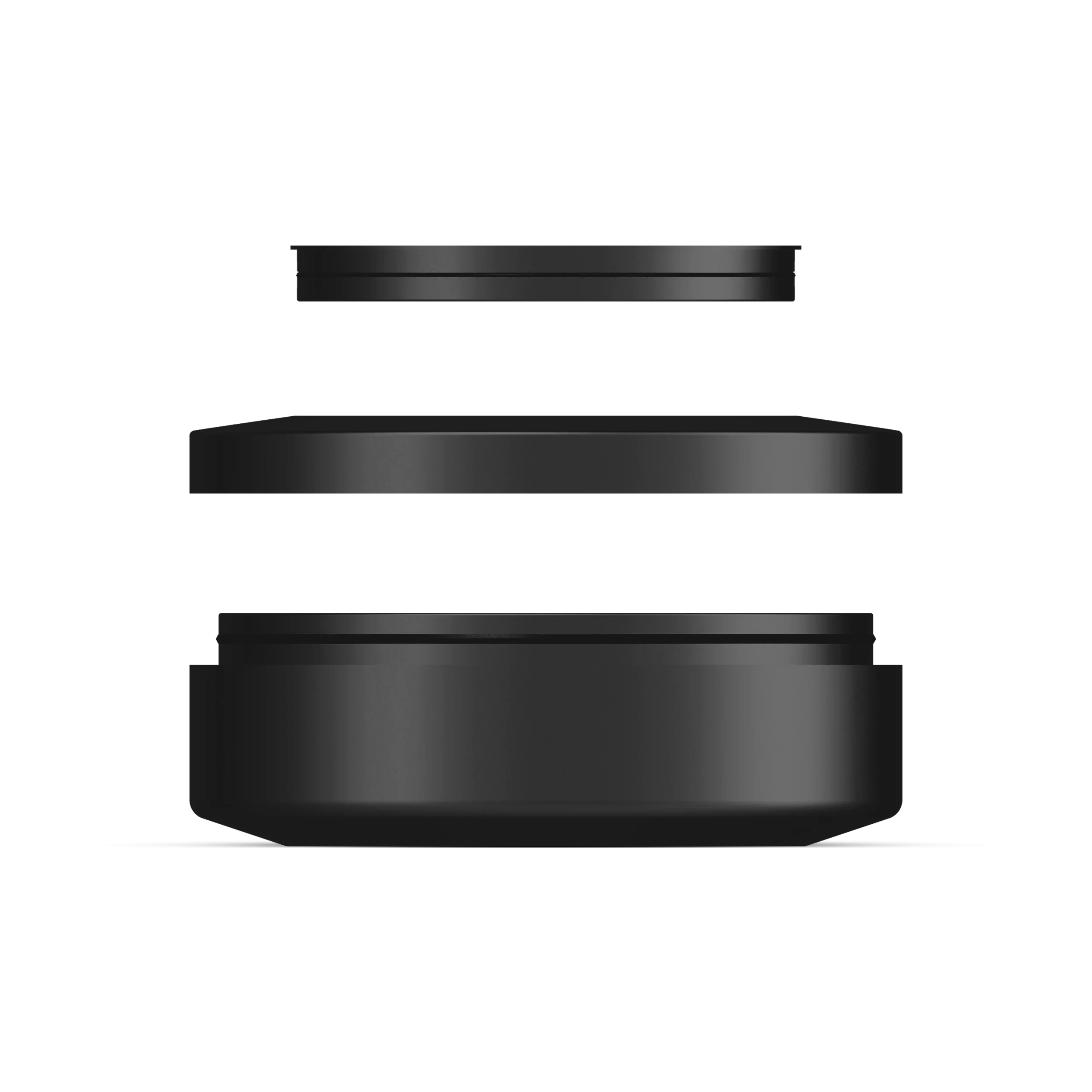 Metal Travel Tin Black