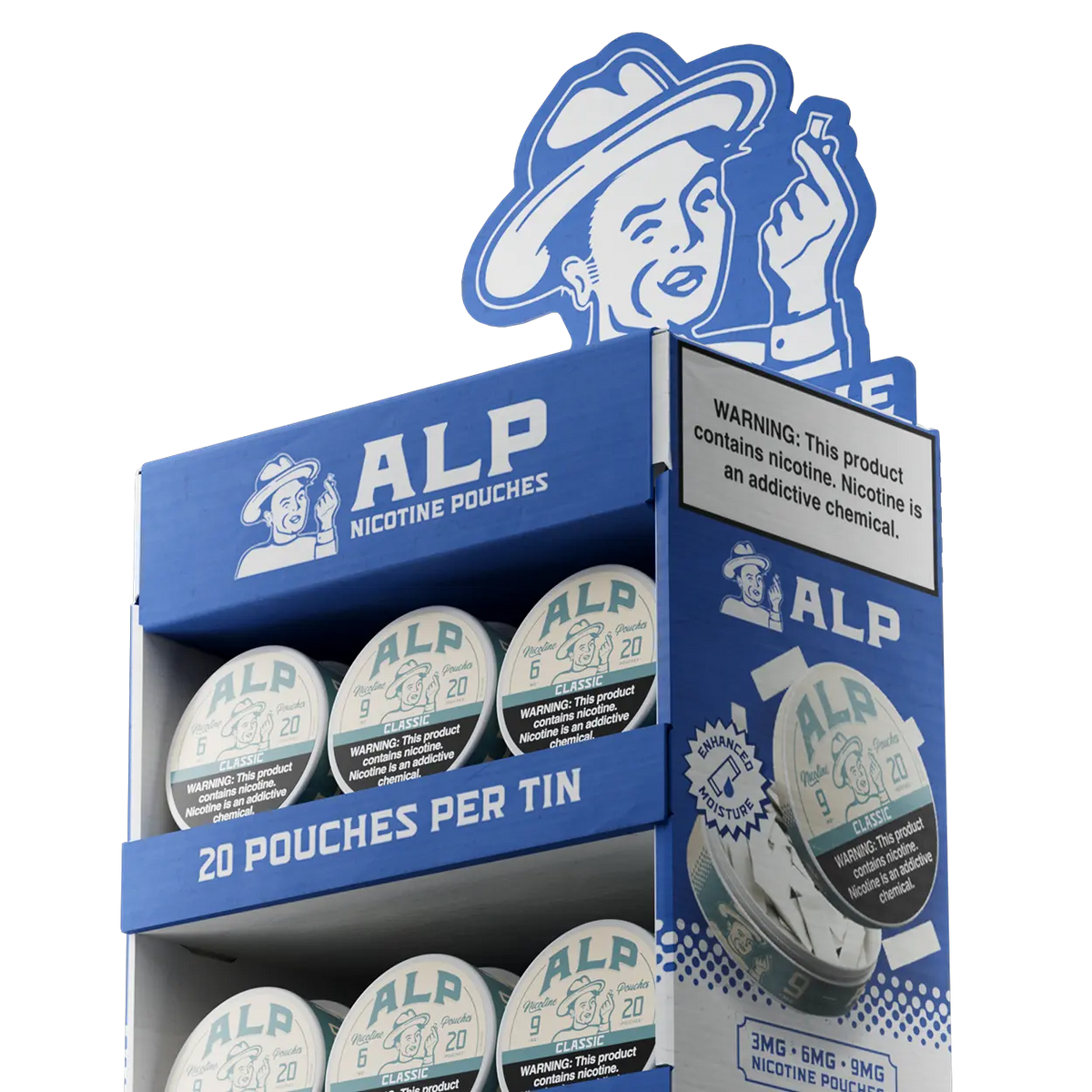 Classic - 2 Tier ALP Corrugated Display