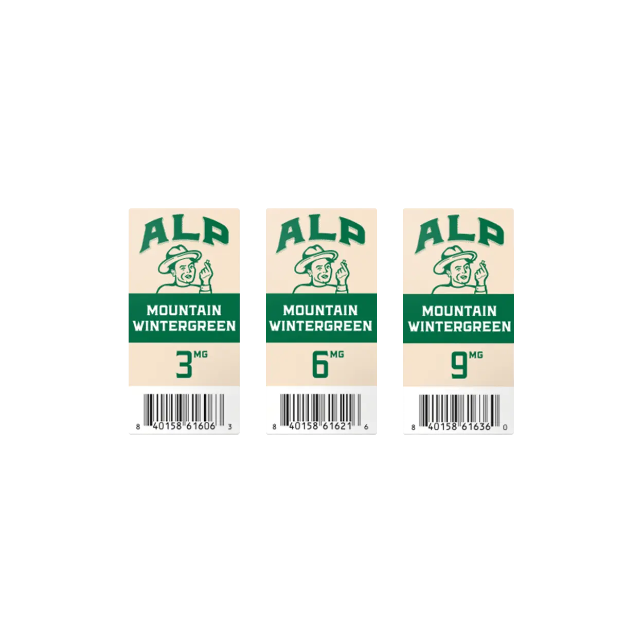 SHELF TAG - ALP Mountain Wintergreen Label