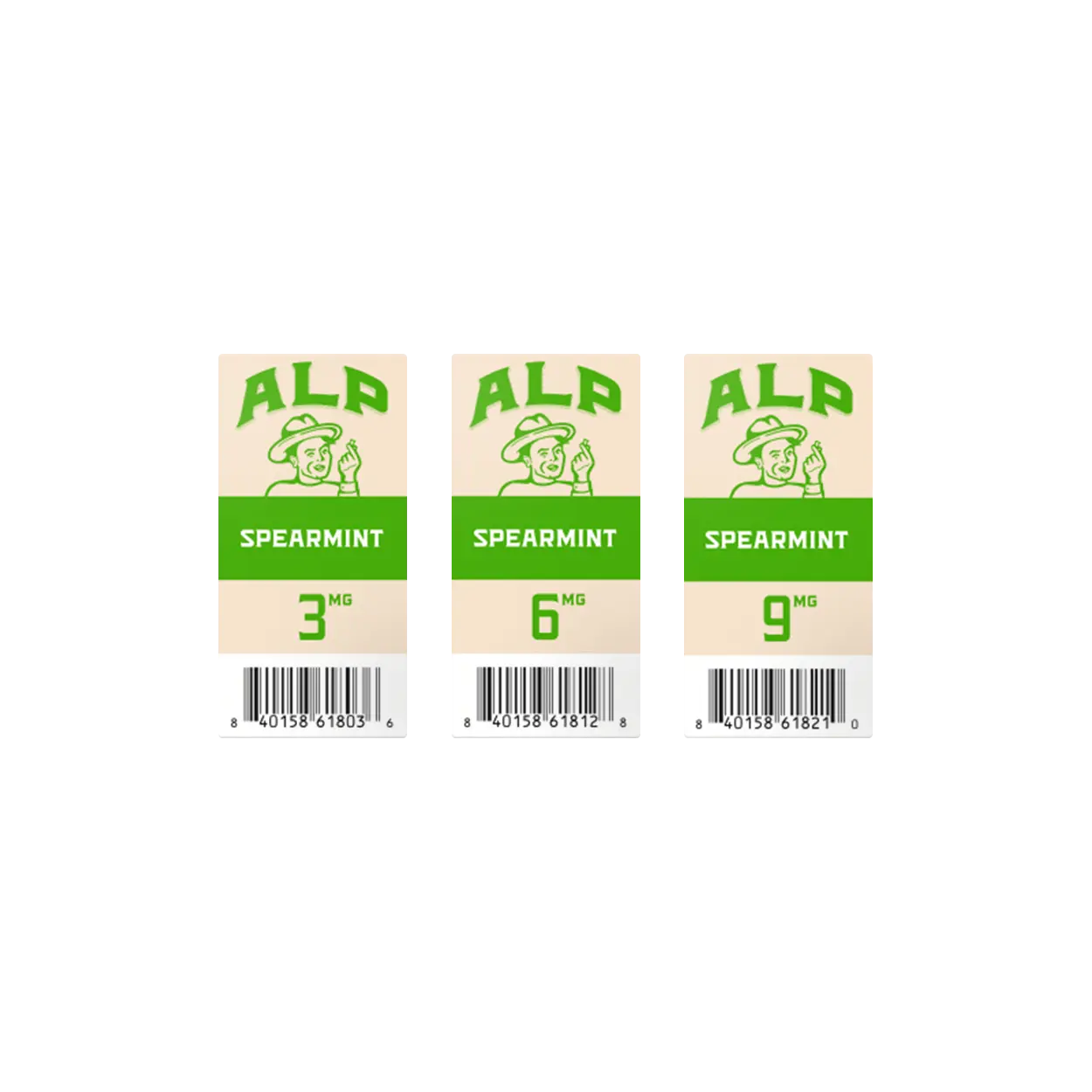 SHELF TAG - ALP Spearmint Label