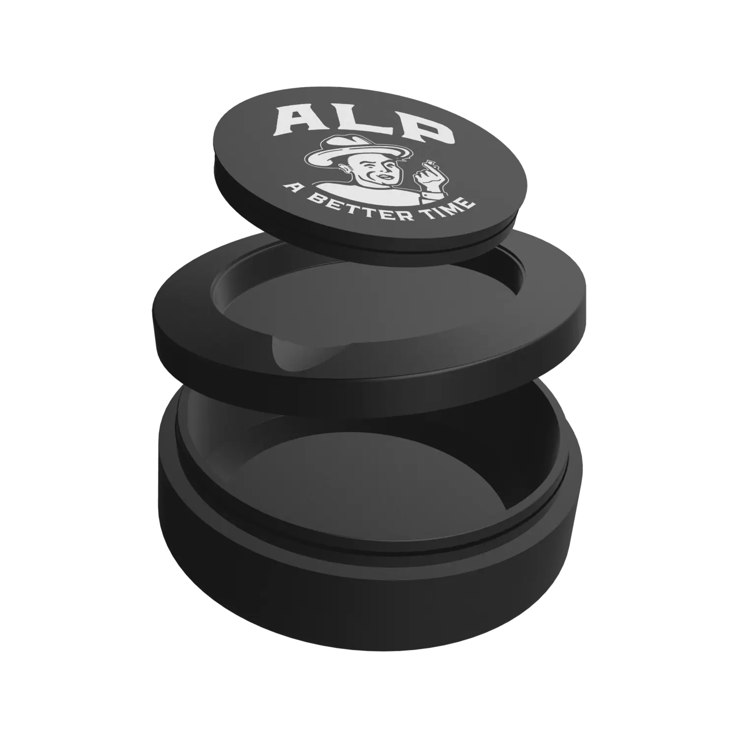 Metal Travel Tin Black