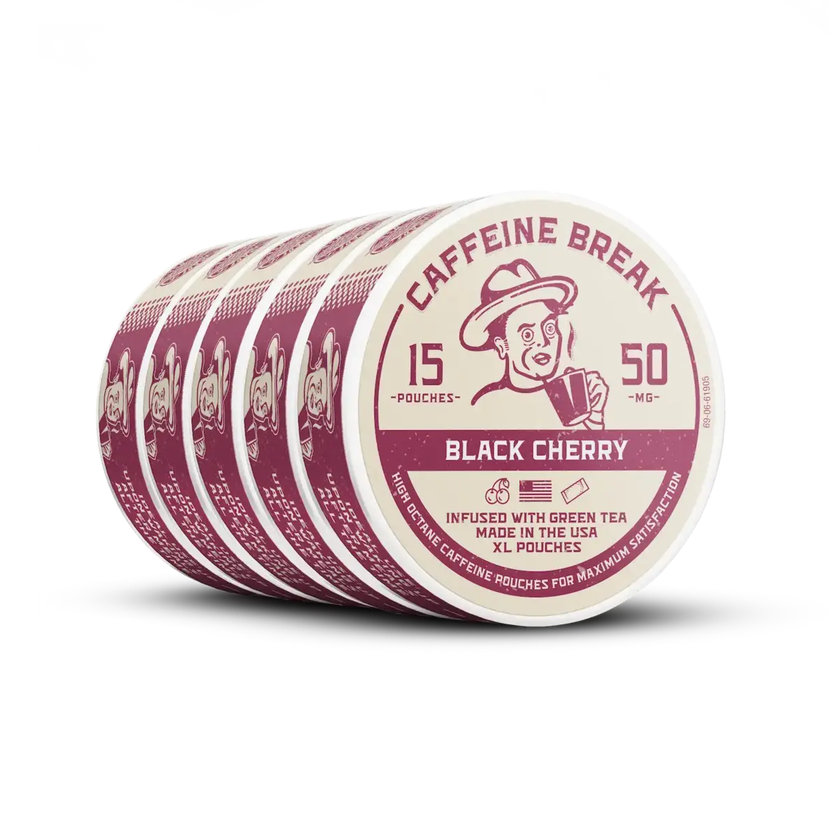Black Cherry Caffeine Pouches