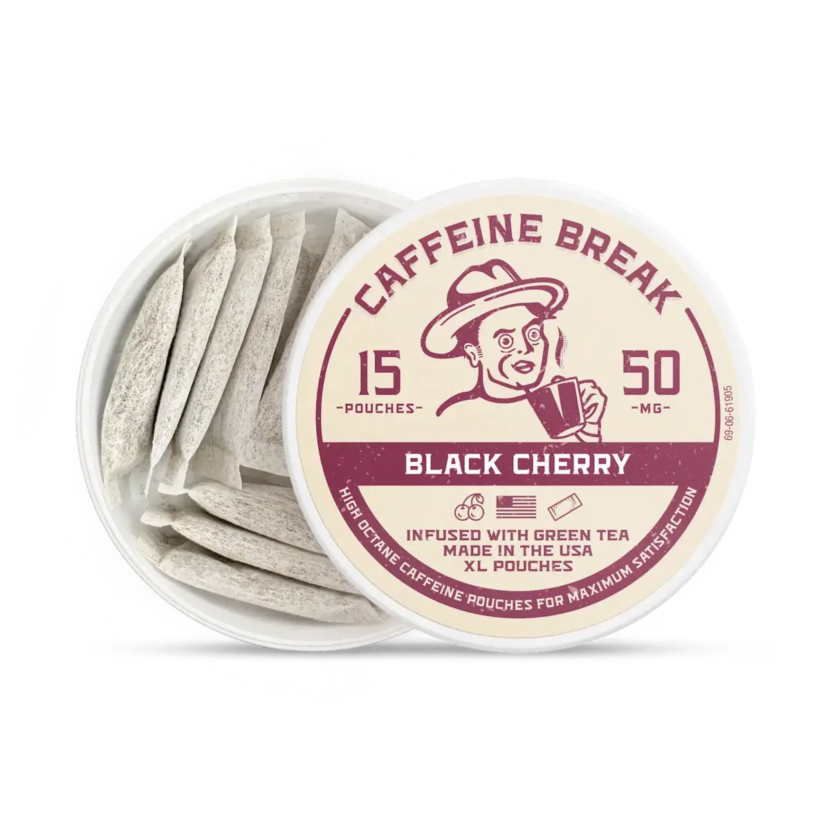 Black Cherry Caffeine Pouches