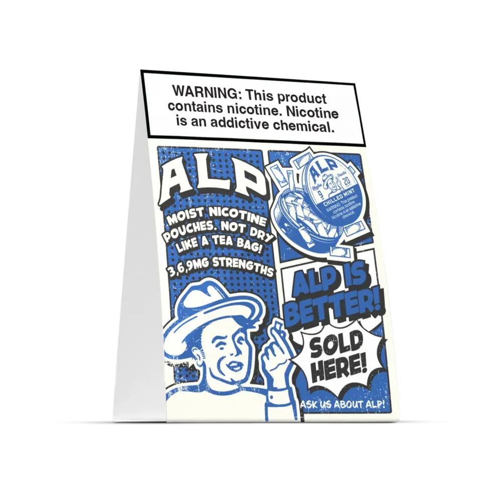 Comic Table Tent - Large