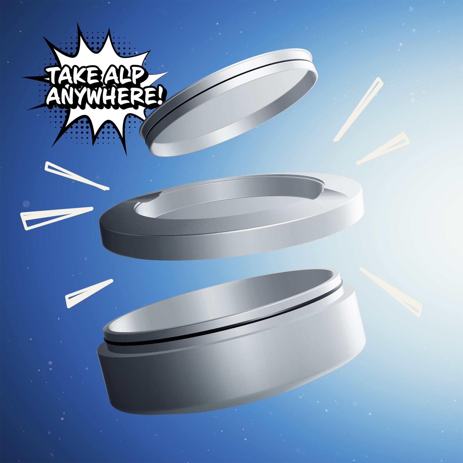 Carry-on nicotine pouches in a sleek portable tin, perfect for on-the-go convenience and storage.