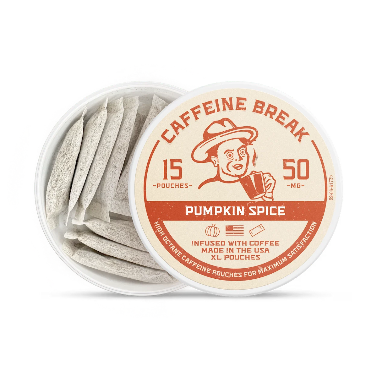 Pumpkin Spice Caffeine Pouches
