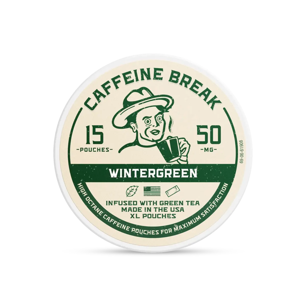 Wintergreen Caffeine Pouches