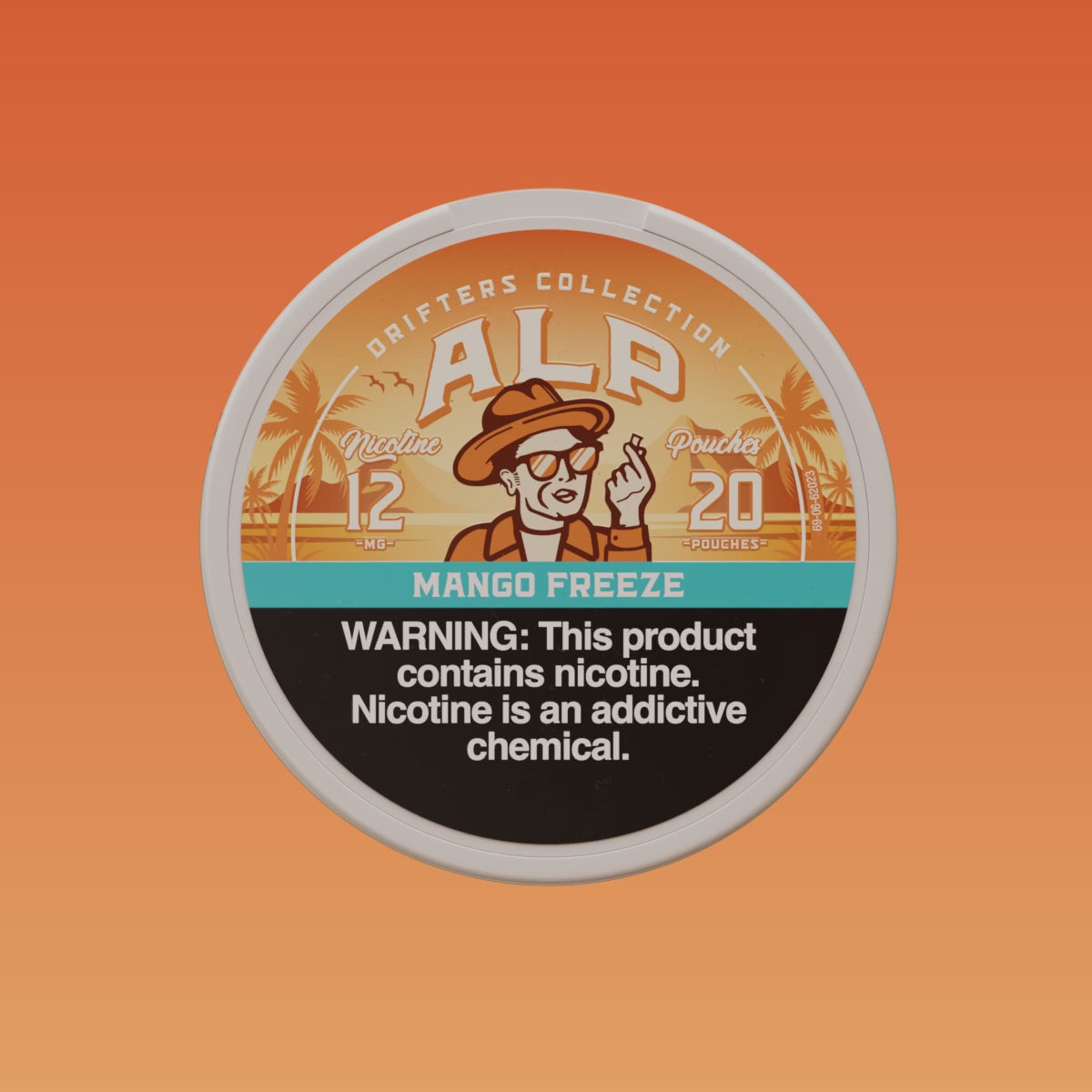 Load video: Drifters Mango Freeze Nicotine Pouches