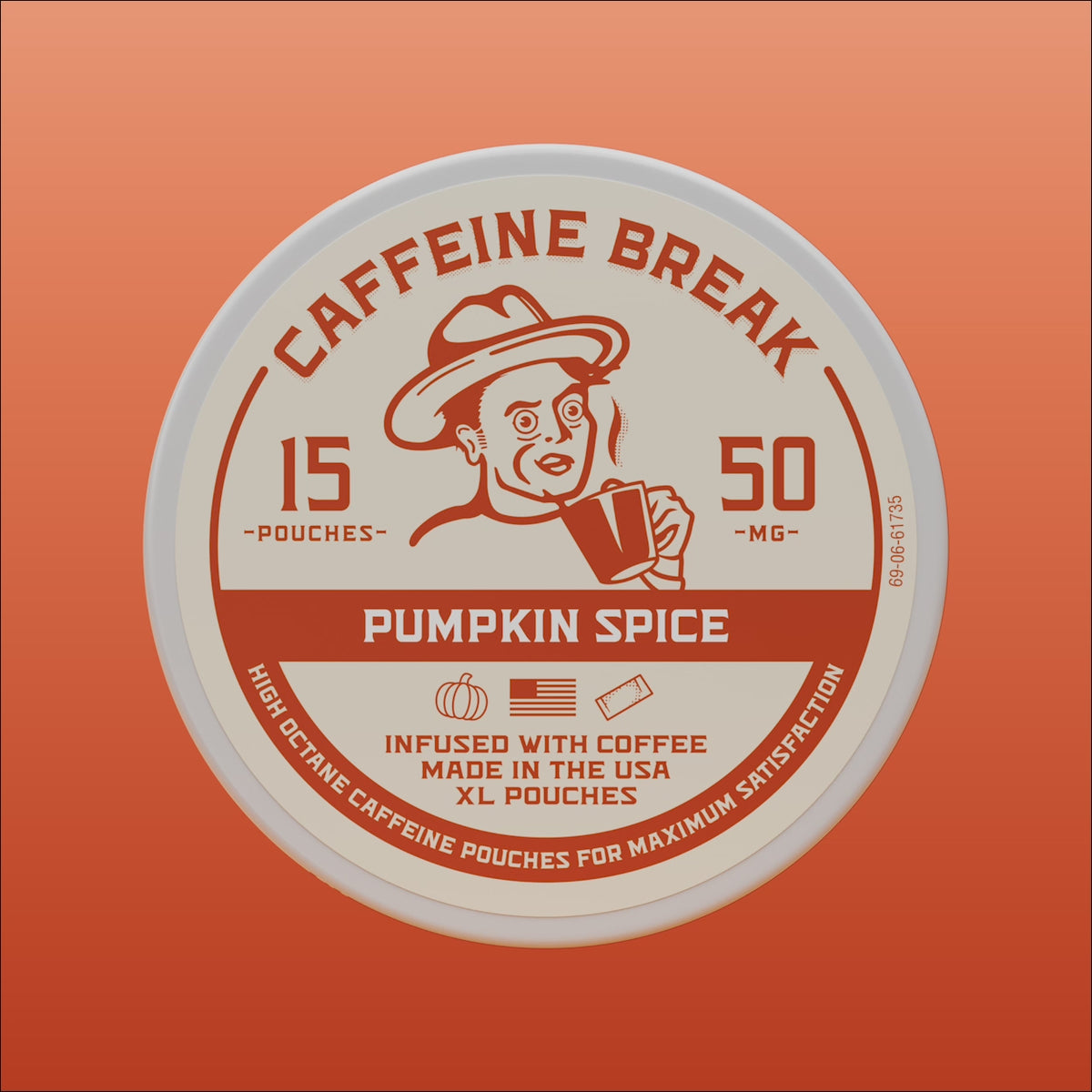 Load video: Pumpkin Spice Caffeine Pouches