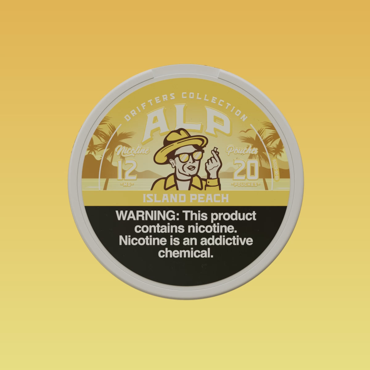 Load video: Drifters Island Peach Nicotine Pouches